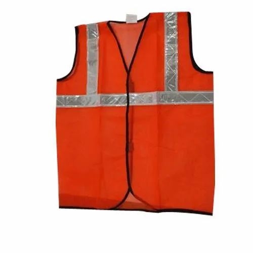 Orange Industrial Reflective Safety Jacket