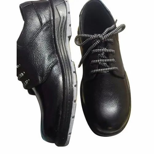 Industrial Black Low Ankle Leather Safety Shoes